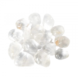 Cristallo di Rocca Sacchetto Pietre Burattate (7/8 Pietre - 50gr.)