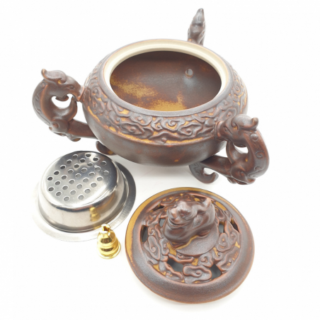 Bruciatore per Resine Luxury in Ceramica con 3 Manici