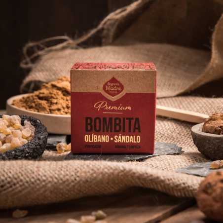 Olibano & Sandalo - 8 Bombitas Premium Smudge 100% Erbe Naturali - Sagrada Madre