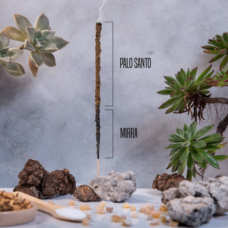 Tripla Combinazione - 8 Bastoni Misti Smudge 100% Naturale - Sagrada Madre