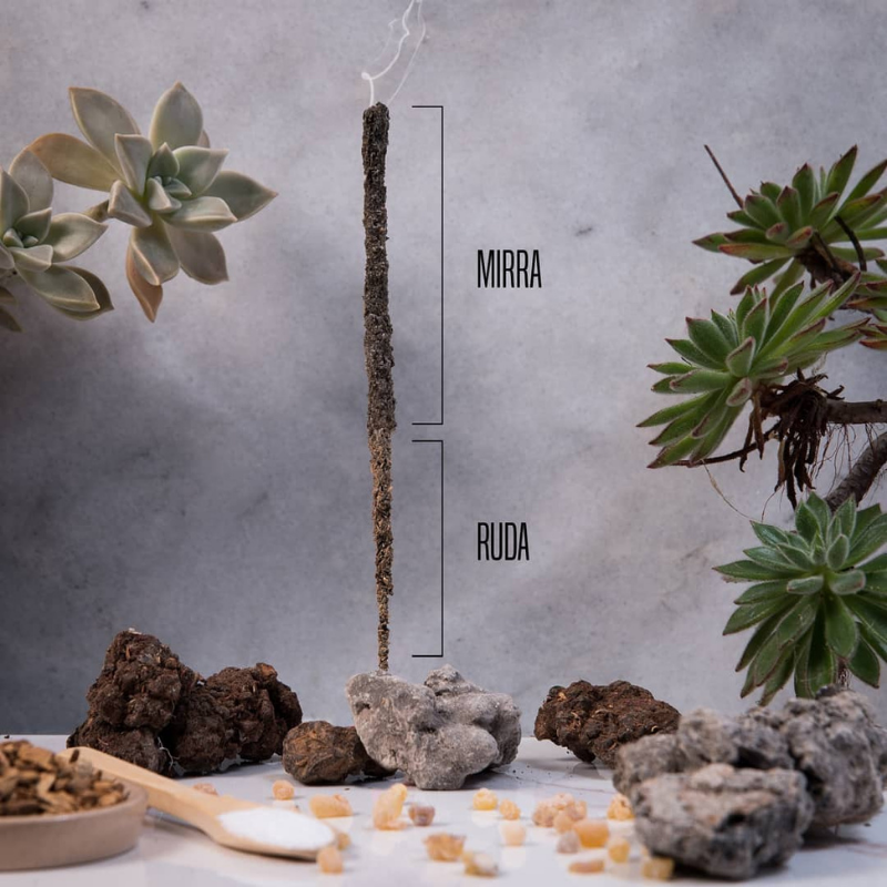 Tripla Combinazione - 8 Bastoni Misti Smudge 100% Naturale - Sagrada Madre