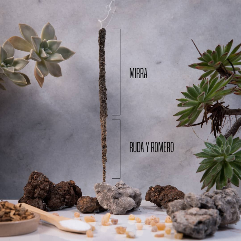 Tripla Combinazione - 8 Bastoni Misti Smudge 100% Naturale - Sagrada Madre