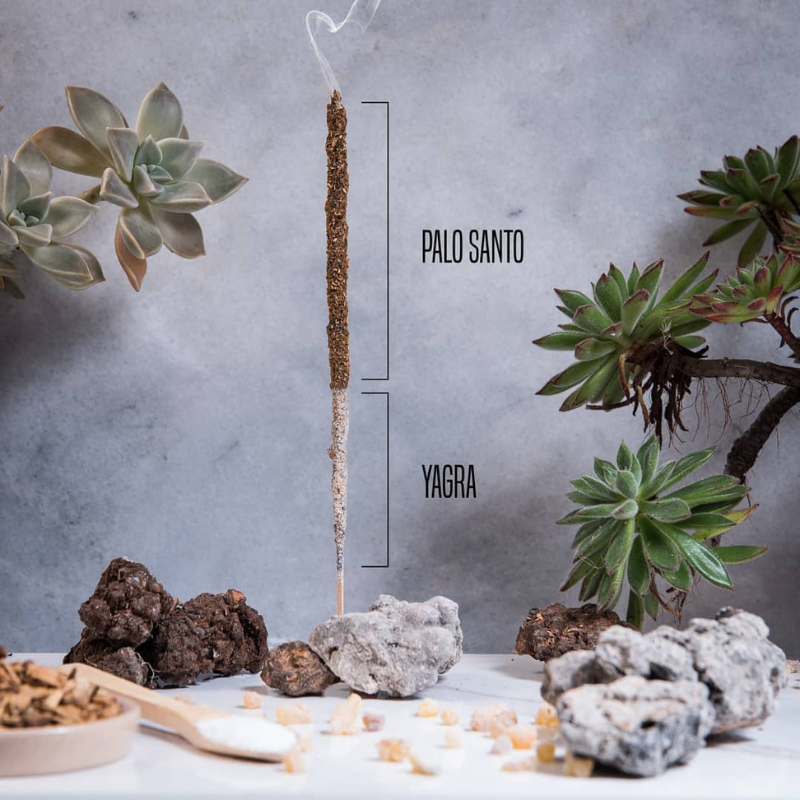 Tripla Combinazione - 8 Bastoni Misti Smudge 100% Naturale - Sagrada Madre