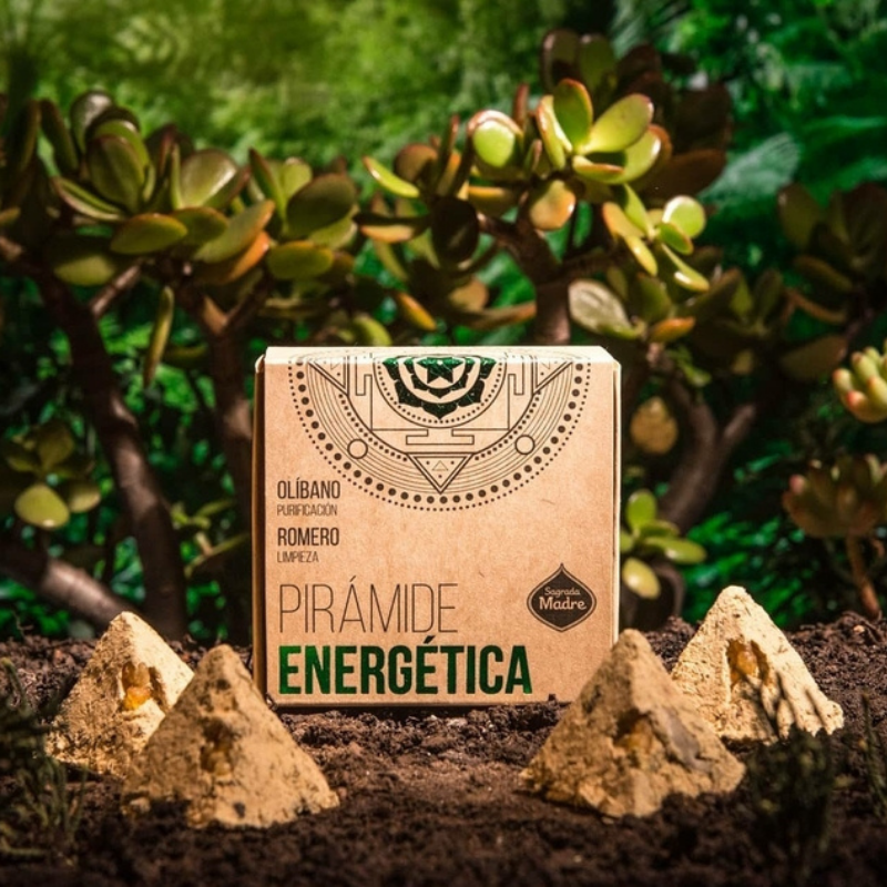 7 Erbe & Olibano - 4 Piramidi Energetiche Smudge 100% Naturale