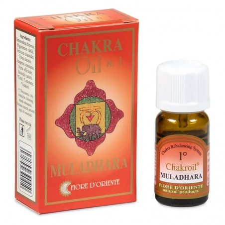 1°Chakra Muladhara - 100% Olio Essenziale Fiore d’Oriente - 10ml