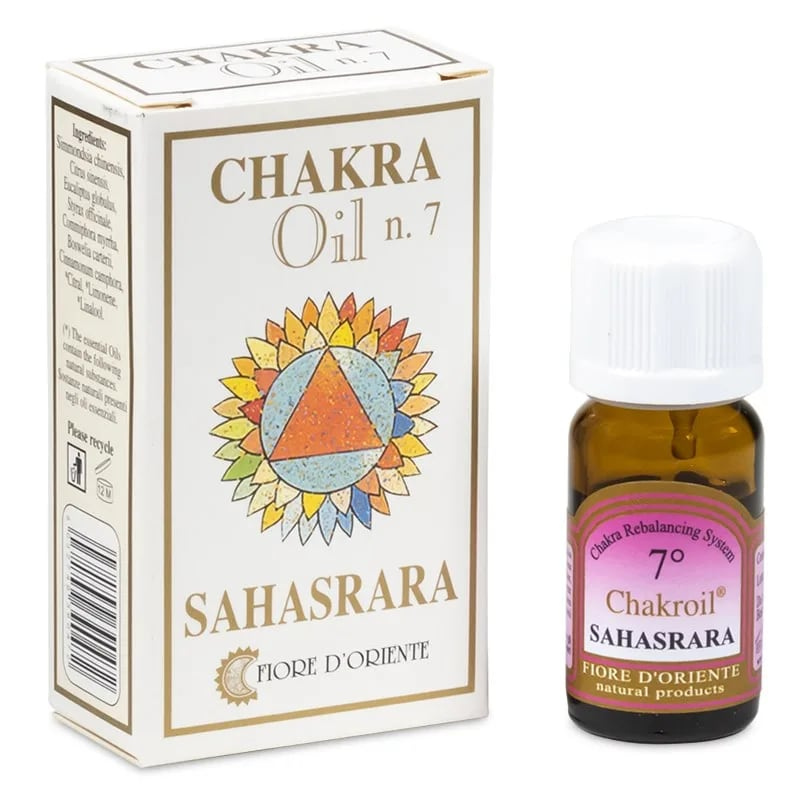 Olio 7° Chakra Sahasrara – Fiore d’Oriente 10 ml