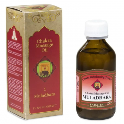1° Chakra Muladhara Olio da Massaggio Fiore d’Oriente - Chakra della Radice - 100ml