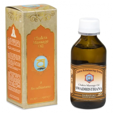 2° Chakra Svadhisthana Olio da Massaggio Fiore d’Oriente - Chakra Sacrale - 100ml