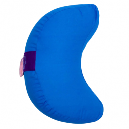 Cuscino Yoga per Meditazione 5° Chakra - Mezzaluna