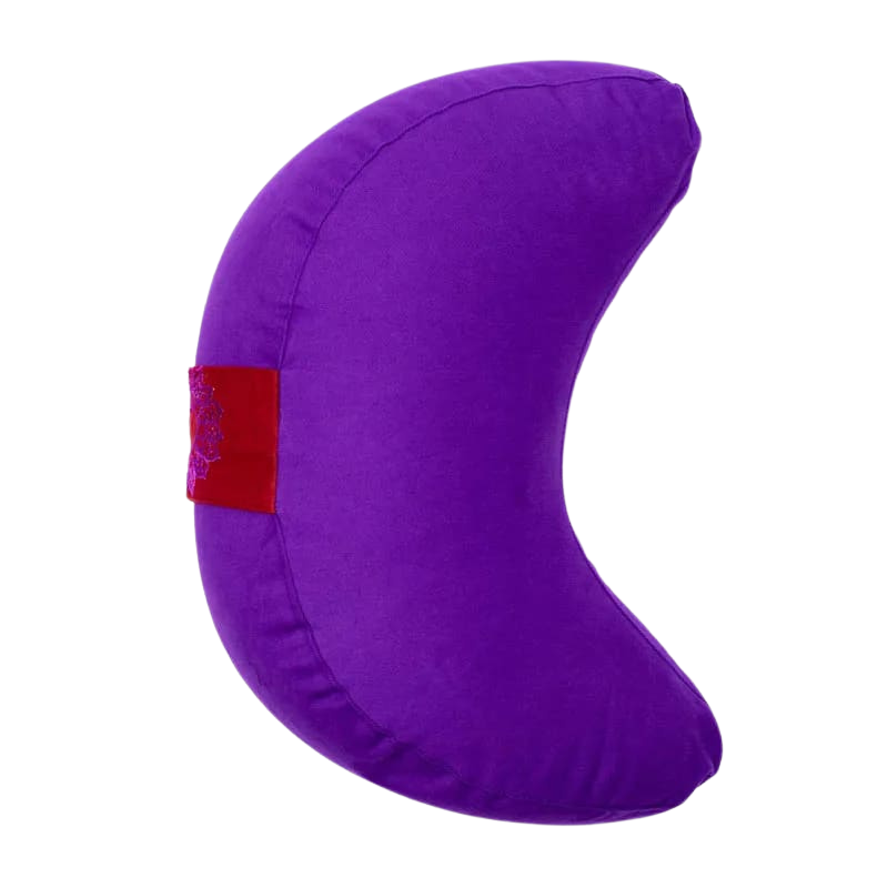 Cuscino Yoga per Meditazione 7° Chakra della Corona - Mezzaluna - (33 x 13cm)