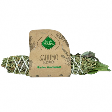 Erbe Aromatiche Smudge Hierbas Aromaticas Sagrada Madre - (15-17cm - 35-40gr.)