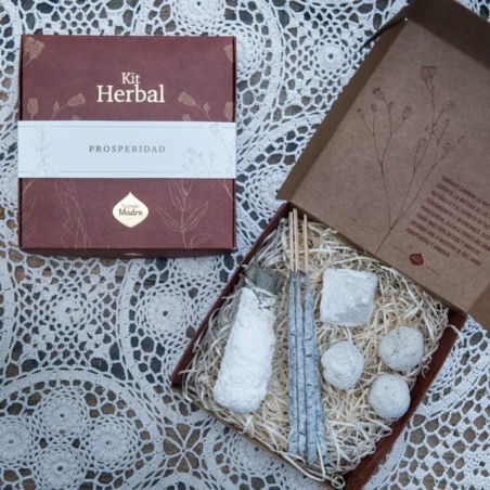 Prosperità Kit Erbe 100% Naturali Smudge Herbal Prosperidad Sagrada Madre