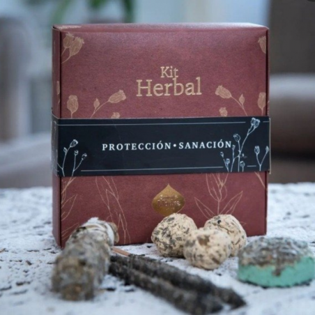 Protezione & Guarigione Kit Erbe 100% Naturali Smudge Sagrada Madre