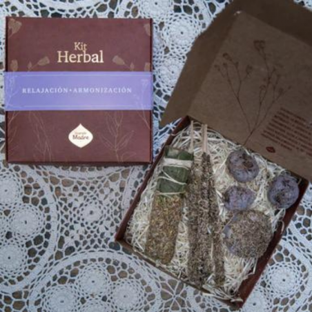 Relax & Armonia Kit Erbe 100% Naturali Smudge Herbal Relajacion Armonizacion Sagrada Madre
