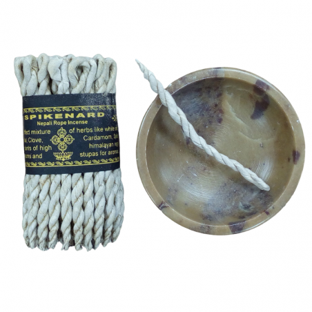 Nardo Incenso in corda Nepalese dell'Himalaya Spikenard Masala