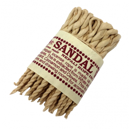 Sandalo & Spezie Incenso in corda Nepalese dell'Himalaya Masala