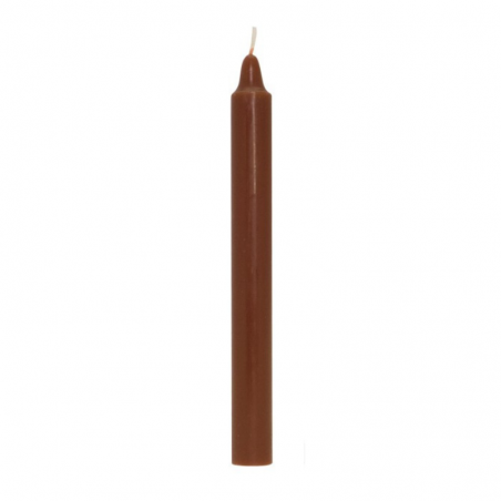 Candela da Tavolo alta qualità (20 x 2cm) - Marrone