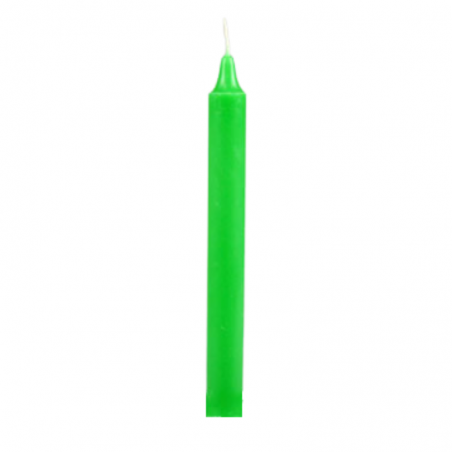 Candela da Tavolo alta qualità (19 x 2cm) - Verde Chiaro