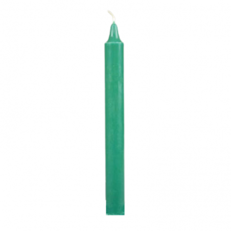 Candela da Tavolo alta qualità (20 x 2cm) - Verde Scuro