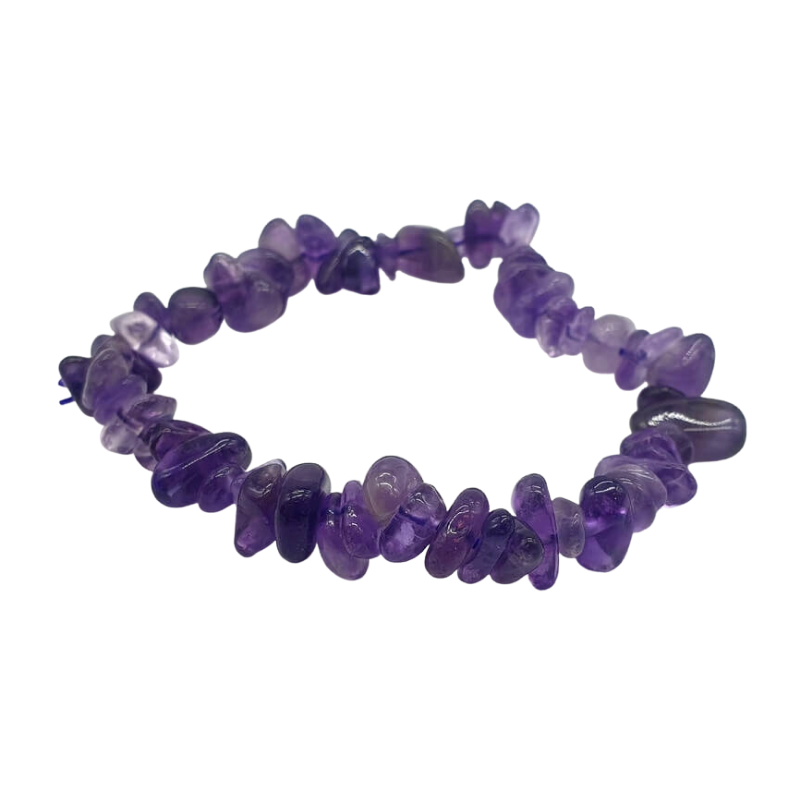 Ametista in Chips Braccialetto Pietra Naturale