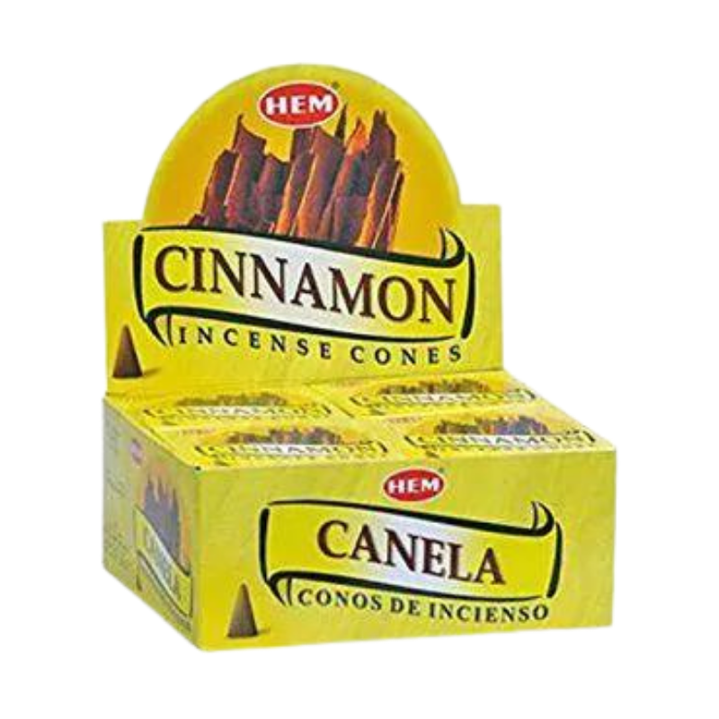 Incenso Cannella 10 Coni Hem – Aroma Caldo e Speziato