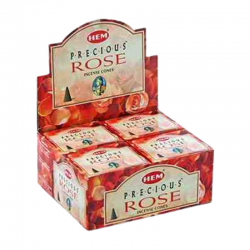 Rosa Preziosa 10 Coni Incenso Hem Precious Rose Masala