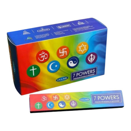 7 Potenze Bastoncini incenso Ullas 7 Powers Premium Masala