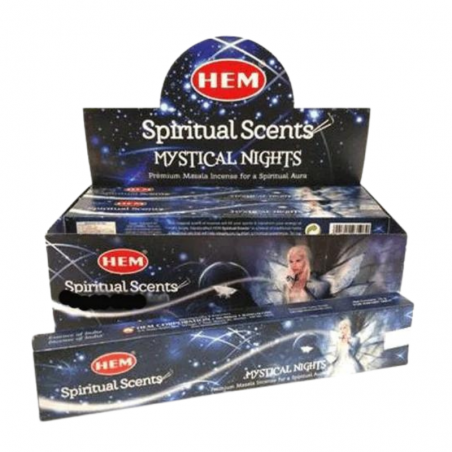 Notti Mistiche - Bastoncini incenso Hem Profumi Spirituali Premium Masala