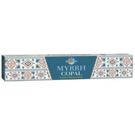 Mirra & Copal Bastoncini incenso Sacred Elements Masala