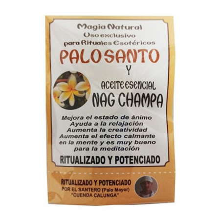 Nag Champa a base di Palo Santo in Chips Ritualizzato e Potenziato