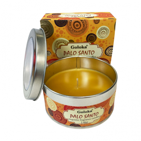 Palo Santo Candela profumata in Cera di Soia Goloka Palosanto - 70gr.