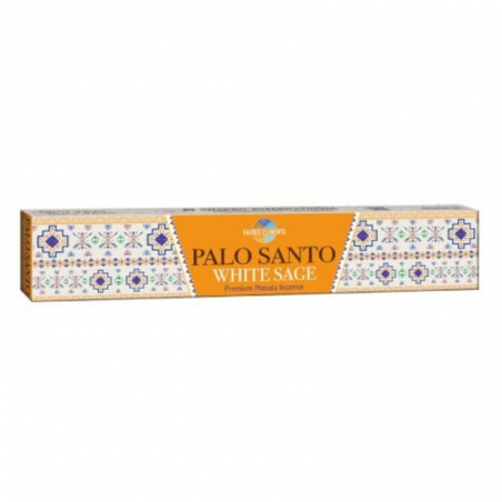 Salvia Bianca & Palo Santo Bastoncini incenso Sacred Elements Masala