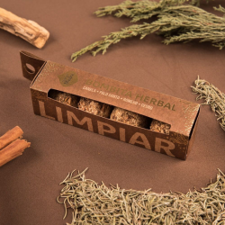 Pulizia Energetica - 4 Bombitas Smudge Limpiar 100% Erbe Naturali - Sagrada Madre 2