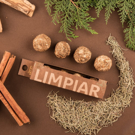 Pulizia Energetica - 4 Bombitas Smudge Limpiar 100% Erbe Naturali - Sagrada Madre