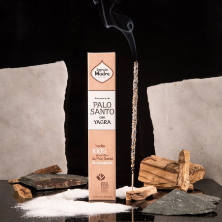 Palo Santo & Yagra - 8 Bastoni Smudge 100% Naturali - Sagrada Madre