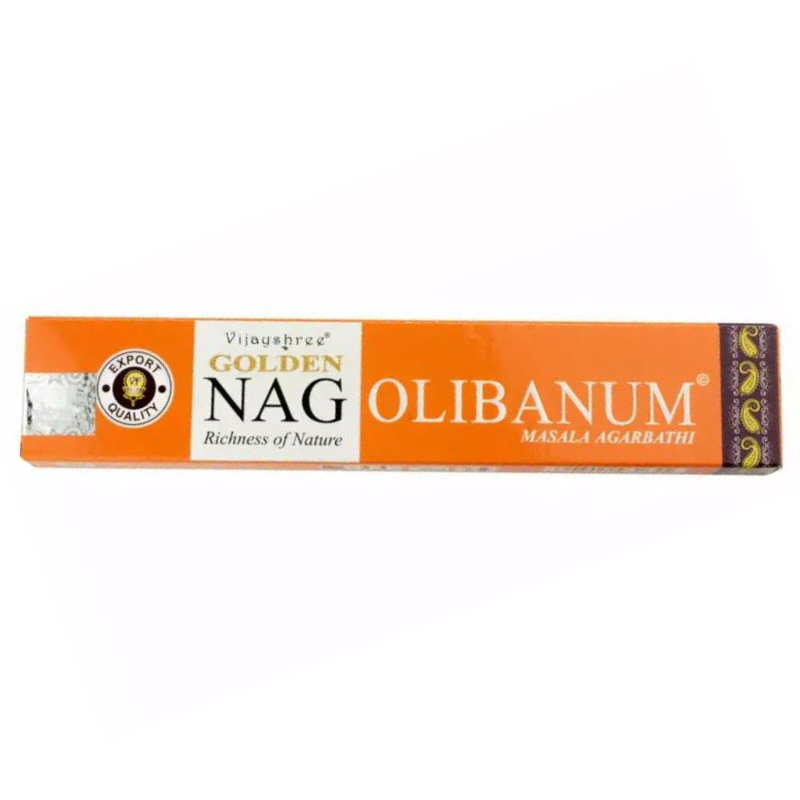 Incenso Golden Nag Olibano Bastoncini – Fragranza di Olibano Naturale