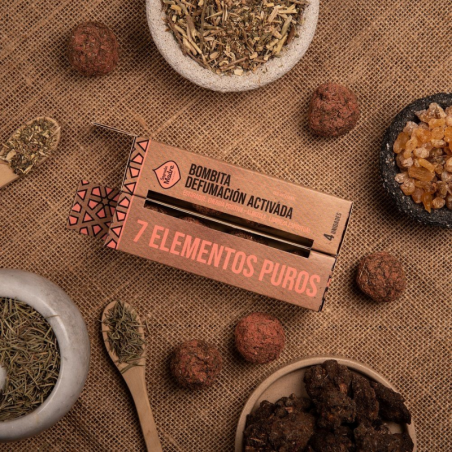 7 Elementi - 4 Bombitas Smudge 100% Erbe Naturali - Sagrada Madre