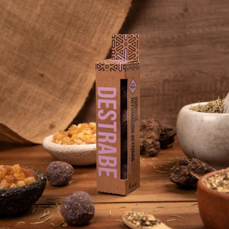Sbloccarsi - 4 Bombitas Smudge Destrabe 100% Erbe Naturali - Sagrada Madre