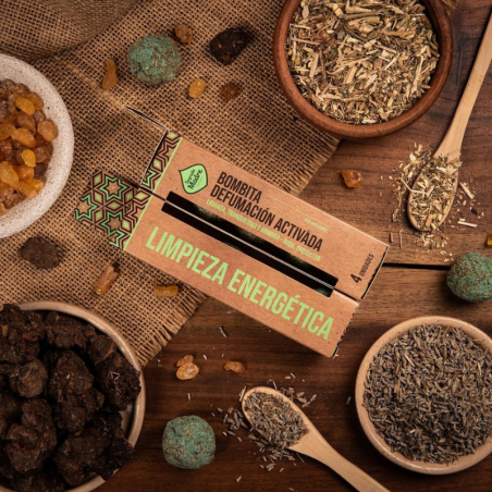 Pulizia Energetica - 4 Bombitas Smudge Limpieza Energetica 100% Erbe Naturali - Sagrada Madre