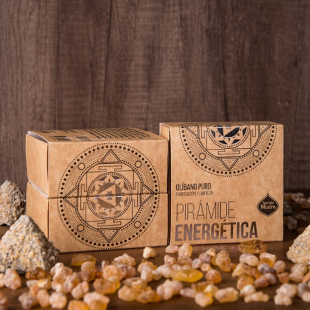 Olibano Puro - 4 Piramidi Energetiche Smudge 100% Naturale - Sagrada Madre