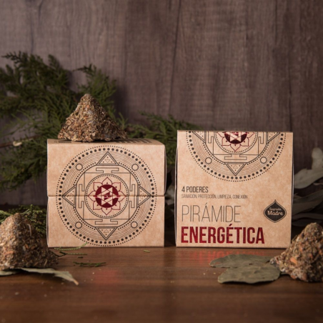4 Poteri - 4 Piramidi Energetiche Smudge 100% Naturale - Sagrada Madre