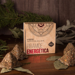 4 Poteri - 4 Piramidi Energetiche Smudge 100% Naturale - Sagrada Madre
