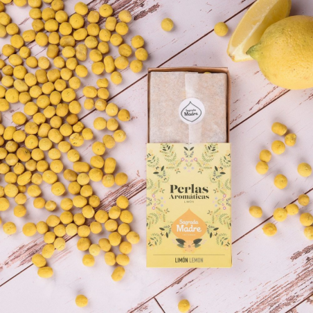 Limone - 40 Perle Aromatiche Smudge 100% Erbe Naturali - Sagrada Madre
