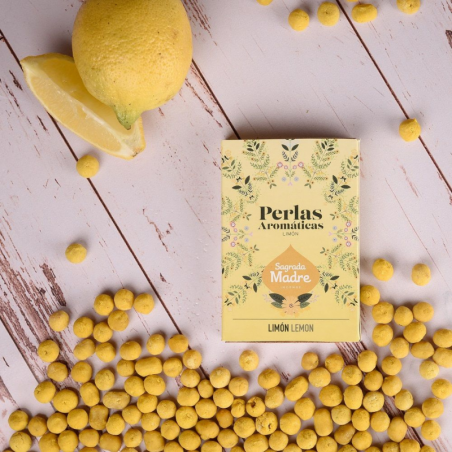 Limone - 40 Perle Aromatiche Smudge 100% Erbe Naturali - Sagrada Madre