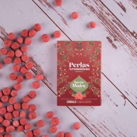 Sandalo - 40 Perle Aromatiche Smudge 100% Erbe Naturali - Sagrada Madre