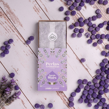 Lavanda - 40 Perle Aromatiche Smudge 100% Erbe Naturali - Sagrada Madre