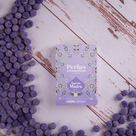 Lavanda - 40 Perle Aromatiche Smudge 100% Erbe Naturali - Sagrada Madre