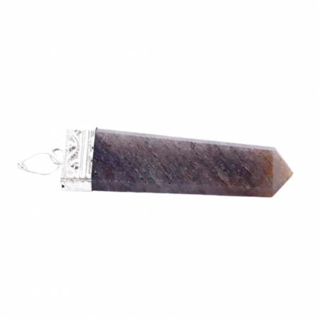 Pendente Labradorite & Pietre Naturali 7 Chakra e Metallo - (54 x 19mm)