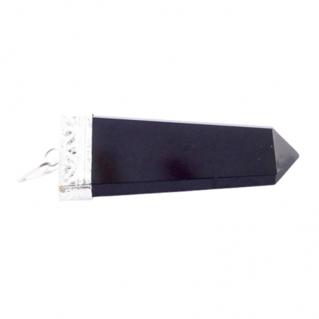 Onice & 7 Chakra Pendente Pietra Naturale e Metallo