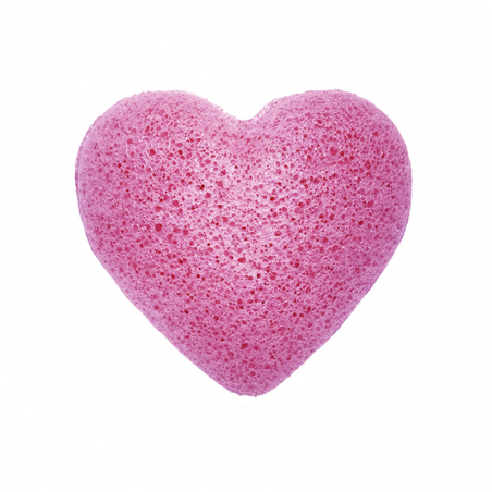 Spugna Konjac Lavanda a forma di cuore (3,5 x 7cm)
